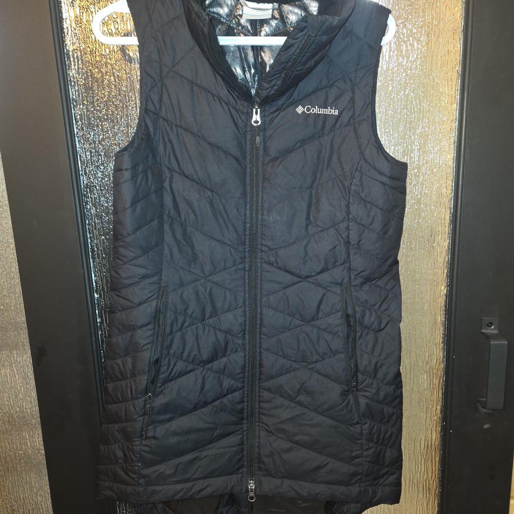 Columbia Black Quilted Vest